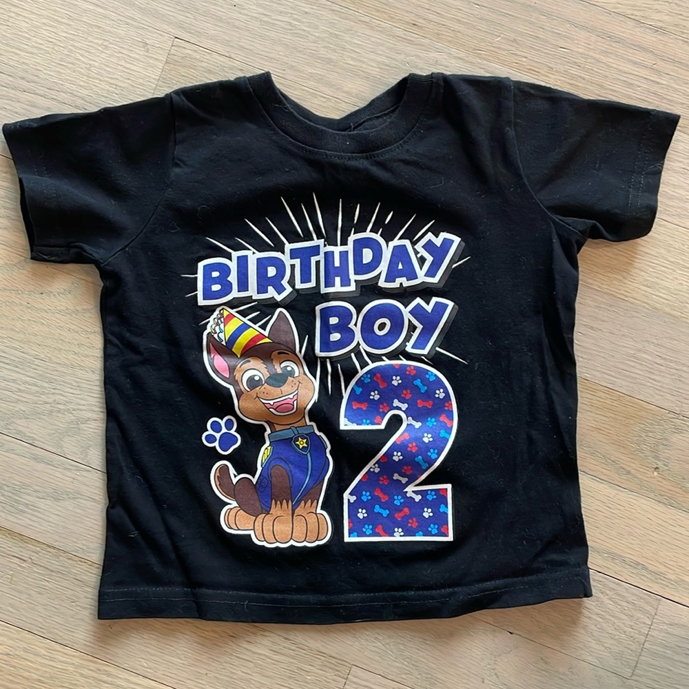 Paw Patrol Birthday Boy “2” Shirt